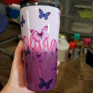 Custom handmade stainless steel tumblers